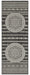 Sunshine GC_HAR2017 Anthracite 7 ft. 10 in. x 10 ft. 3 in. Indoor/Outdoor Area Rug Default -DTYStore