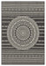 Sunshine GC_HAR2017 Anthracite 7 ft. 10 in. x 10 ft. 3 in. Indoor/Outdoor Area Rug Default -DTYStore