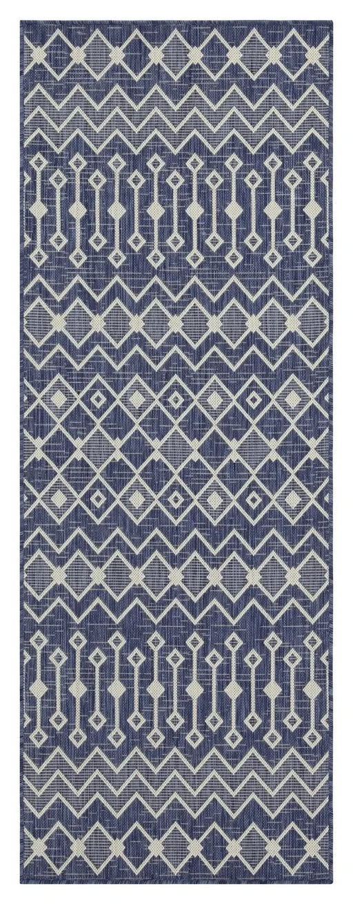 Sunshine GC_HAR2019 Blue 7 ft. 10 in. x 10 ft. 3 in. Indoor/Outdoor Area Rug Default -DTYStore