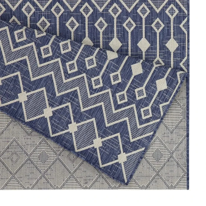 Sunshine GC_HAR2019 Blue 7 ft. 10 in. x 10 ft. 3 in. Indoor/Outdoor Area Rug Default -DTYStore