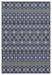 Sunshine GC_HAR2019 Blue 7 ft. 10 in. x 10 ft. 3 in. Indoor/Outdoor Area Rug Default -DTYStore