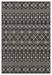 Sunshine GC_HAR2020 Anthracite 7 ft. 10 in. x 10 ft. 3 in. Indoor/Outdoor Area Rug Default -DTYStore