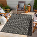 Sunshine GC_HAR2020 Anthracite 7 ft. 10 in. x 10 ft. 3 in. Indoor/Outdoor Area Rug Default -DTYStore