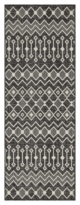Sunshine GC_HAR2020 Anthracite 7 ft. 10 in. x 10 ft. 3 in. Indoor/Outdoor Area Rug Default -DTYStore