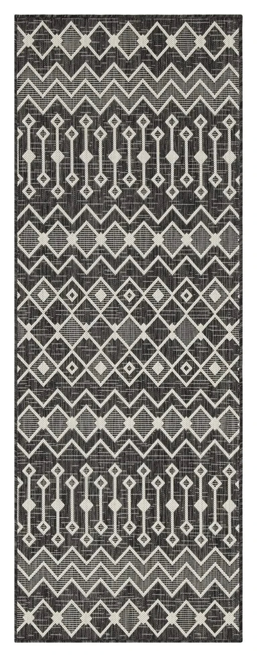 Sunshine GC_HAR2020 Anthracite 7 ft. 10 in. x 10 ft. 3 in. Indoor/Outdoor Area Rug Default -DTYStore
