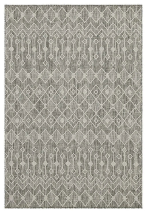 Sunshine GC_HAR2021 Silver 7 ft. 10 in. x 10 ft. 3 in. Indoor/Outdoor Area Rug Default -DTYStore