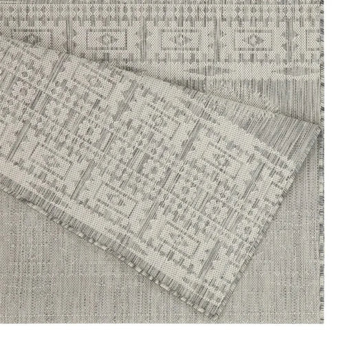 Sunshine GC_HAR2024 Silver 7 ft. 10 in. x 10 ft. 3 in. Indoor/Outdoor Area Rug Default -DTYStore