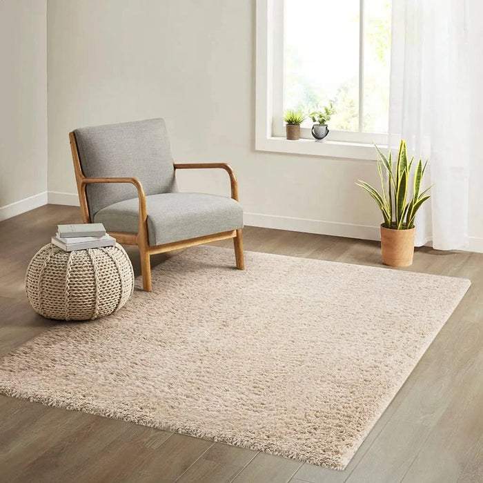 Super Soft Polyester Shag Area Rug Default -DTYStore