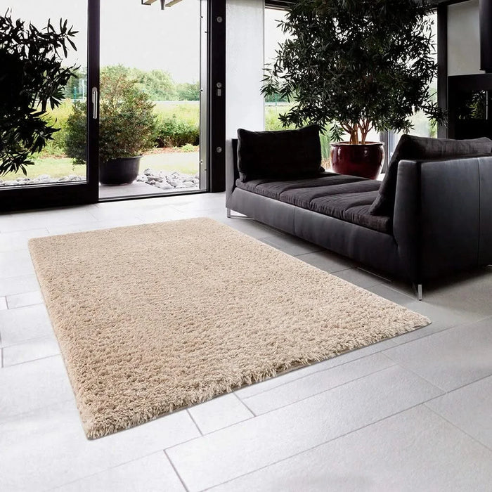Super Soft Polyester Shag Area Rug Default -DTYStore