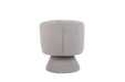 Swivel Accent Chair Armchair, Round Barrel Chair in Fabric for Living Room Bedroom(Grey) Default -DTYStore