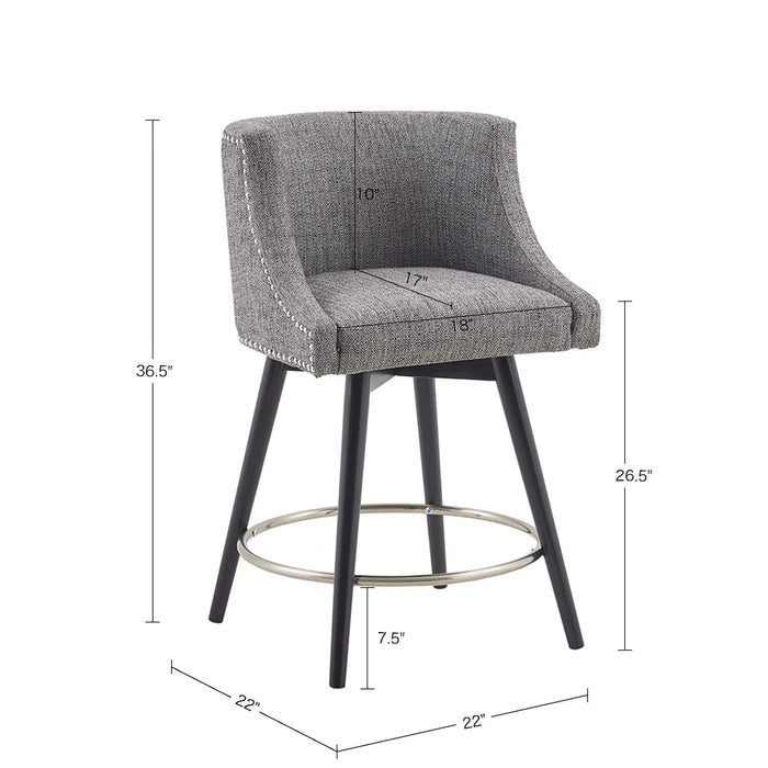 Swivel Counter Stool Default -DTYStore