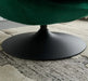 Swivel Leisure chair lounge chair velvet GREEN color with ottoman Default -DTYStore