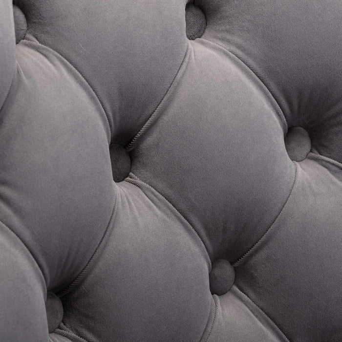 Swivel Velvet Barstools Adjusatble Seat Height from 25-33 Inch,17.7 inch base, Modern Upholstered Bar Stools with Backs Comfortable Tufted for Home Pub and Kitchen Island,Gray,Set of 2,AS1812GY Default -DTYStore