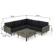 TAHITI SOFA SET Default -DTYStore