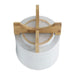 TEXTURED PLANTER W/ STAND AND TEXTURED PLANTERS SET - MODERN HOME GARDEN ACCENTS White 8" -DTYStore