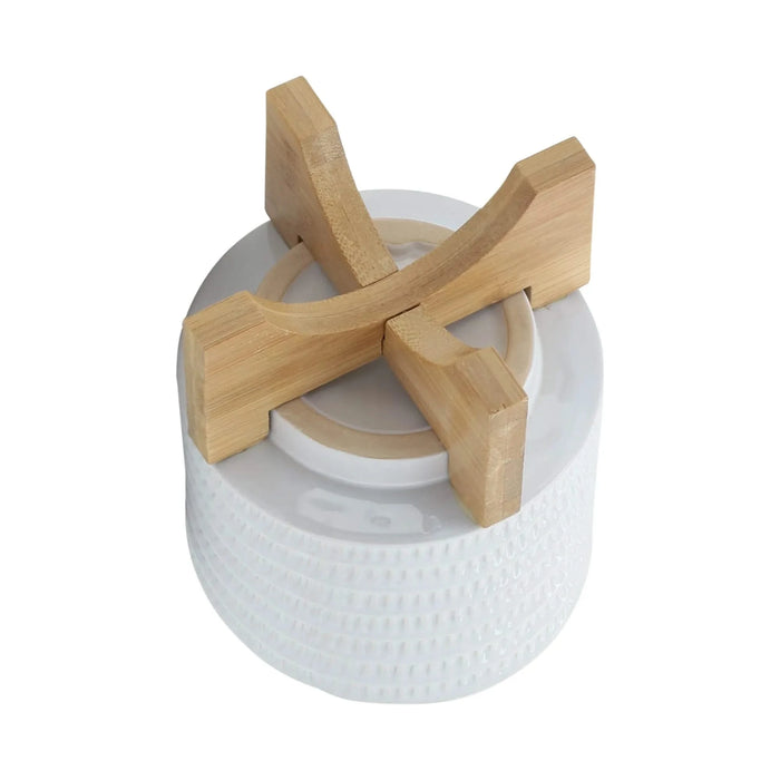 TEXTURED PLANTER W/ STAND AND TEXTURED PLANTERS SET - MODERN HOME GARDEN ACCENTS White 5" -DTYStore