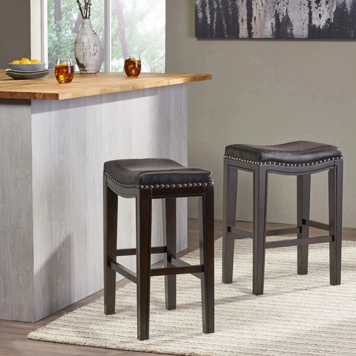TIFFIN STUDDED COUNTER STOOL MP2 (set of 2) Default -DTYStore