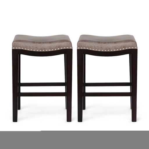 TIFFIN STUDDED COUNTER STOOL MP2 (set of 2) Default -DTYStore