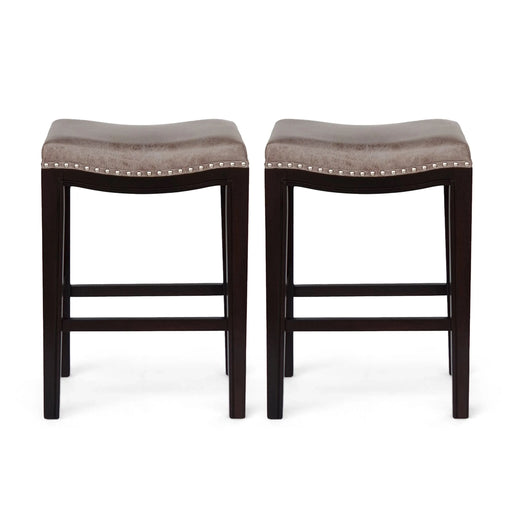 TIFFIN STUDDED COUNTER STOOL MP2 (set of 2) Default -DTYStore