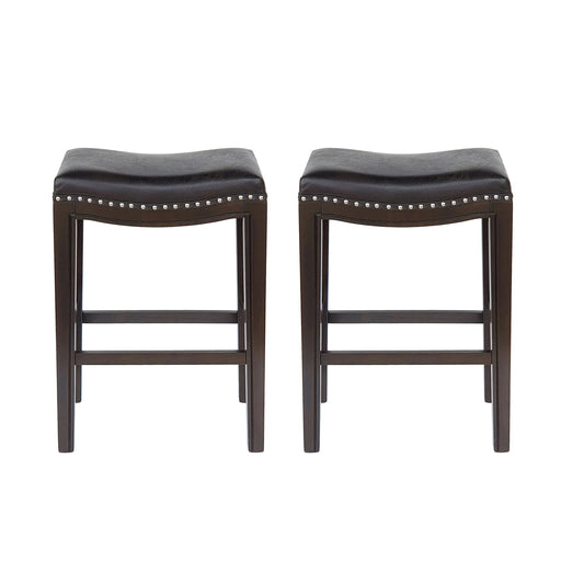 TIFFIN STUDDED COUNTER STOOL MP2 (set of 2) Default -DTYStore