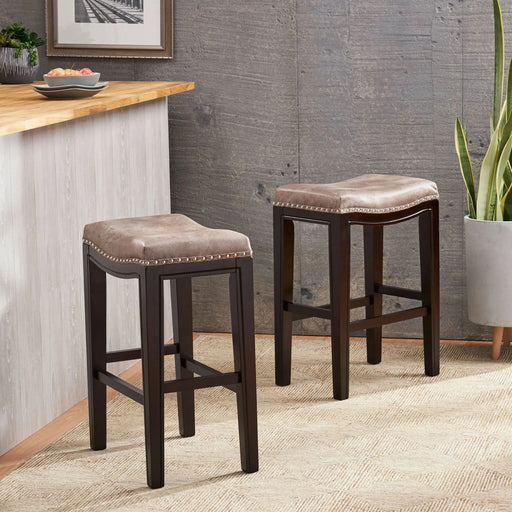 TIFFIN STUDDED COUNTER STOOL MP2 (set of 2) Default -DTYStore