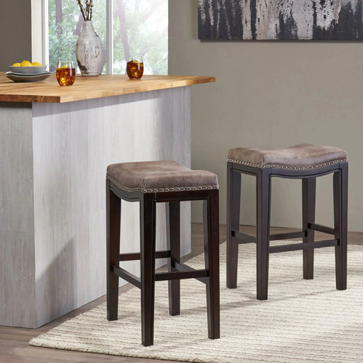 TIFFIN STUDDED COUNTER STOOL MP2 (set of 2) Default -DTYStore