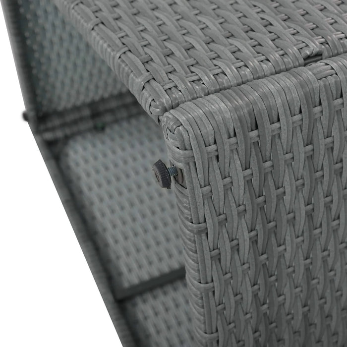 TOPMAX 10-Piece Outdoor Sectional Half Round Patio Rattan Sofa Set, PE Wicker Conversation Furniture Set for Free Combination, Blue Default -DTYStore