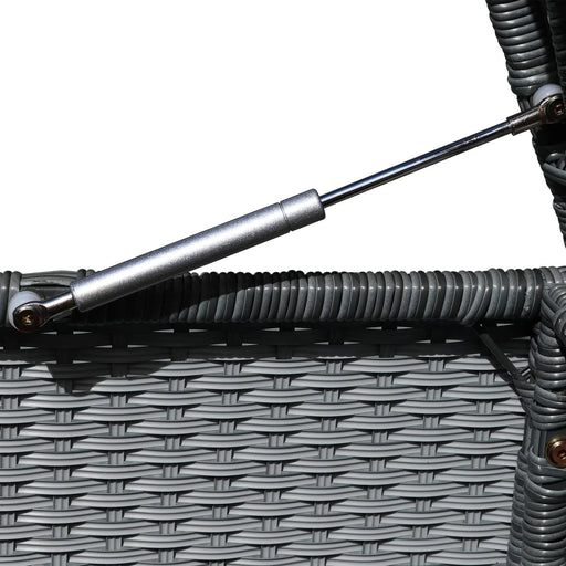 TOPMAX 10-Piece Outdoor Sectional Half Round Patio Rattan Sofa Set, PE Wicker Conversation Furniture Set for Free Combination, Light Gray Default -DTYStore