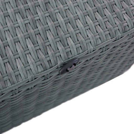 TOPMAX 10-Piece Outdoor Sectional Half Round Patio Rattan Sofa Set, PE Wicker Conversation Furniture Set for Free Combination, Light Gray Default -DTYStore