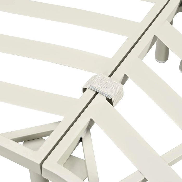 TOPMAX 6-Piece Patio Sofa Furniture Set, Half Moon Outdoor Sectional Sofa with 2 High-Low Coffee Tables, PE Wicker Rattan, Tempered Glass, 4 Pillows & Cushions, for Backyard, Garden, Poolside,Beige Default -DTYStore