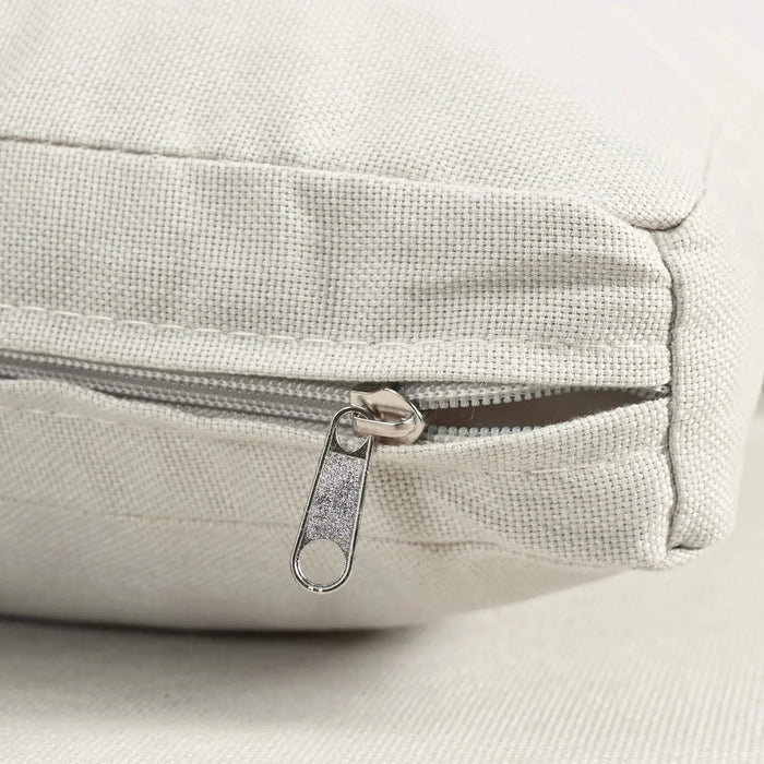 TOPMAX 6-Piece Patio Sofa Furniture Set, Half Moon Outdoor Sectional Sofa with 2 High-Low Coffee Tables, PE Wicker Rattan, Tempered Glass, 4 Pillows & Cushions, for Backyard, Garden, Poolside,Beige Default -DTYStore