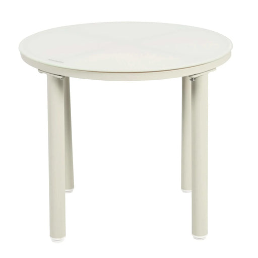 TOPMAX 6-Piece Patio Sofa Furniture Set, Half Moon Outdoor Sectional Sofa with 2 High-Low Coffee Tables, PE Wicker Rattan, Tempered Glass, 4 Pillows & Cushions, for Backyard, Garden, Poolside,Beige Default -DTYStore