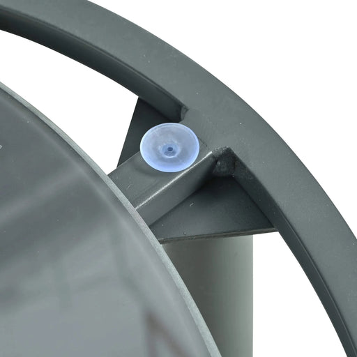 TOPMAX 6-Piece Patio Sofa Furniture Set, Half Moon Outdoor Sectional Sofa with 2 High-Low Coffee Tables, PE Wicker Rattan, Tempered Glass, 4 Pillows & Cushions, for Backyard, Garden, Poolside,Gray Default -DTYStore