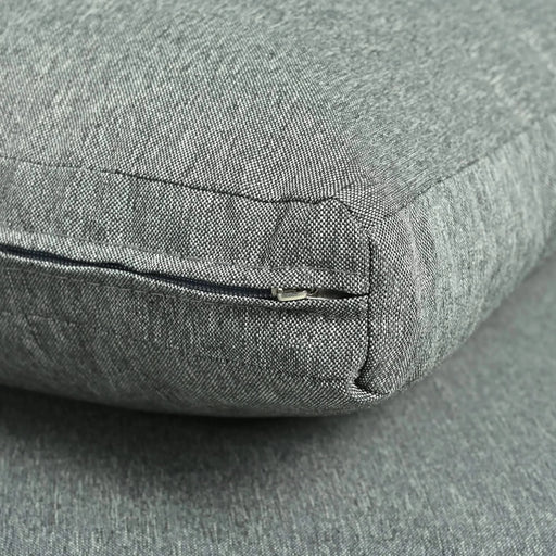 TOPMAX 6-Piece Patio Sofa Furniture Set, Half Moon Outdoor Sectional Sofa with 2 High-Low Coffee Tables, PE Wicker Rattan, Tempered Glass, 4 Pillows & Cushions, for Backyard, Garden, Poolside,Gray Default -DTYStore