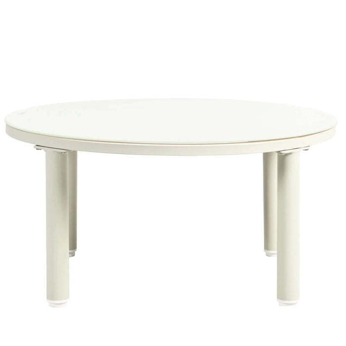 TOPMAX 8-Piece Patio Sofa Furniture Set, Half Moon Outdoor Sectional Sofa with 2 High-Low Coffee Tables, PE Wicker Rattan, Tempered Glass, 6 Pillows & Cushions, for Backyard, Garden, Poolside,Beige Default -DTYStore