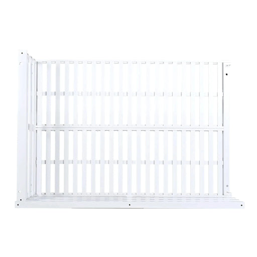 TOPMAX Acacia Wood Porch Swing Bed for Outdoor with Hemp Ropes - Full Size Patio Hanging Bed, 350lbs Capacity, Open-Side Minimalist Design for Patio, Backyard, Garden, White Default -DTYStore