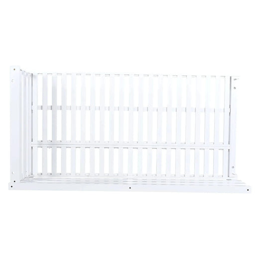 TOPMAX Country Patio Wooden Twin Size Swing Daybed Porch Swing Frame with 4pcs 96-inch Hemp Ropes for Backyard, Garden, White Default -DTYStore