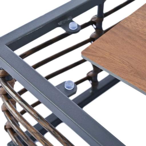 TOPMAX Modern Minimalist 7-Piece Metal Patio Sectional Sofa Set, All-Weather Garden Conversational Furniture Set with Thick Cushions and Coffee Table for Indoor Outdoor, Gray Default -DTYStore