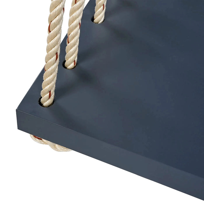 TOPMAX Patio Wooden Swing Chair, Hanging Porch Swing Bench with Cushion&Pillows, 10.8Ft Hemp Ropes for Garden,Backyard, Lawn,Gray Default -DTYStore