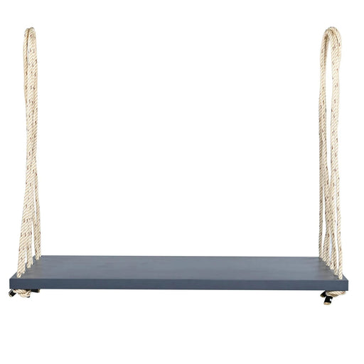 TOPMAX Patio Wooden Swing Chair, Hanging Porch Swing Bench with Cushion&Pillows, 10.8Ft Hemp Ropes for Garden,Backyard, Lawn,Gray Default -DTYStore