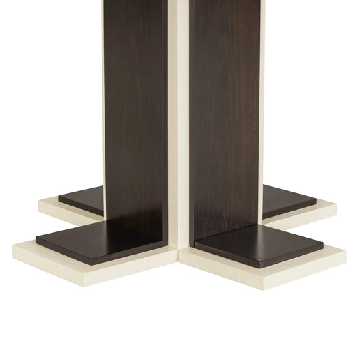 TREXM Extendable Dining Table with a 16-inch Middle Leaf, 42''-58'' Oval Dining Table for 6, Retro Solid Wood Round Dining Table with Double Layer Design for Kitchen, Dining Room (Espresso) Default -DTYStore