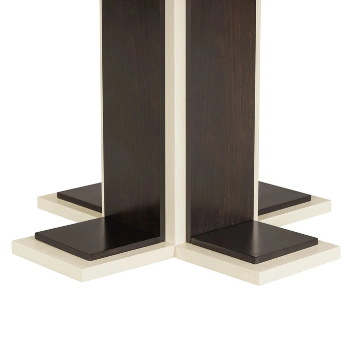 TREXM Extendable Dining Table with a 16-inch Middle Leaf, 42''-58'' Oval Dining Table for 6, Retro Solid Wood Round Dining Table with Double Layer Design for Kitchen, Dining Room (Espresso) Default -DTYStore