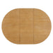 TREXM Extendable Dining Table with a 16-inch Middle Leaf, 42''-58'' Oval Dining Table for 6, Retro Solid Wood Round Dining Table with Double Layer Design for Kitchen, Dining Room (Natural Wood Wash) Default -DTYStore