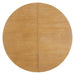 TREXM Extendable Dining Table with a 16-inch Middle Leaf, 42''-58'' Oval Dining Table for 6, Retro Solid Wood Round Dining Table with Double Layer Design for Kitchen, Dining Room (Natural Wood Wash) Default -DTYStore