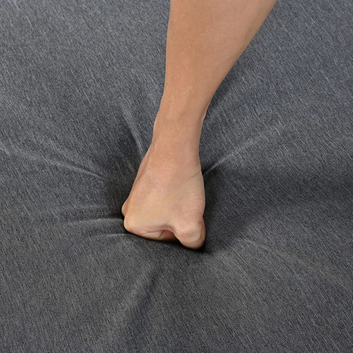 TREXM Patio Furniture Set with Loveseats, 4 Pieces Outdoor Sofa Set with Waterproof Cushions, Patio Furniture with Durable Iron-Wood Design for Garden, Backyard, Poolside (Gray) Default -DTYStore