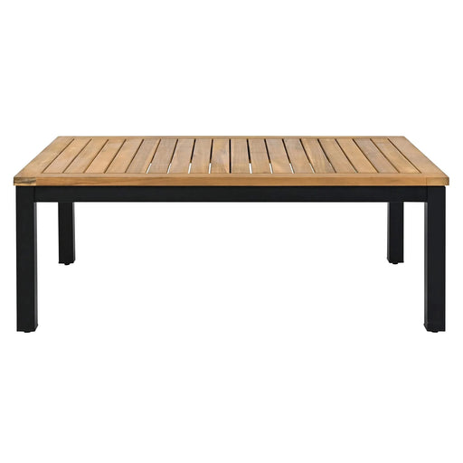 TREXM Patio Furniture Set with Loveseats, 4 Pieces Outdoor Sofa Set with Waterproof Cushions, Patio Furniture with Durable Iron-Wood Design for Garden, Backyard, Poolside (Gray) Default -DTYStore