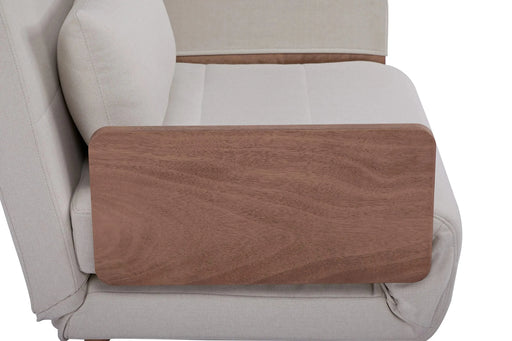 TRIO Modern Foldable Sofa Bed - Single-Seater with Breathable Linen Fabric, Converts in 10 Sec, 6-Level Adjustable Backrest, Silent Hinges, Space-Saving Multi-Functional Sleeper Sofa. Default -DTYStore