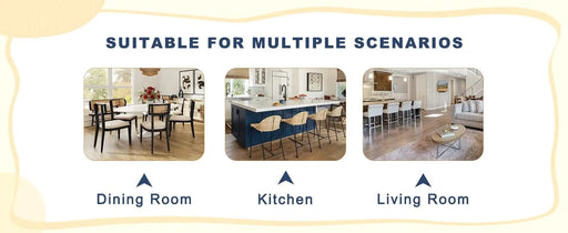 Table and chair set.A 38.6' Transparent Tempered Glass Round Dining Table-Silver Metal Legs.Paired with 6 BLACK PU Material High Resilience Dining Chair with Metal Silver Leg. Default -DTYStore