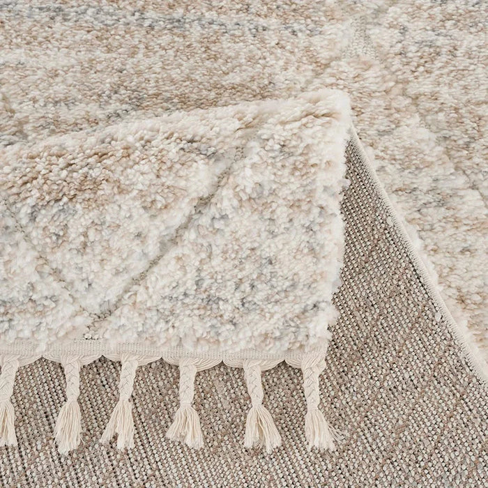 Talas Trellis Area Rug in Cream Default -DTYStore