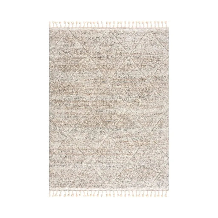 Talas Trellis Area Rug in Cream Default -DTYStore